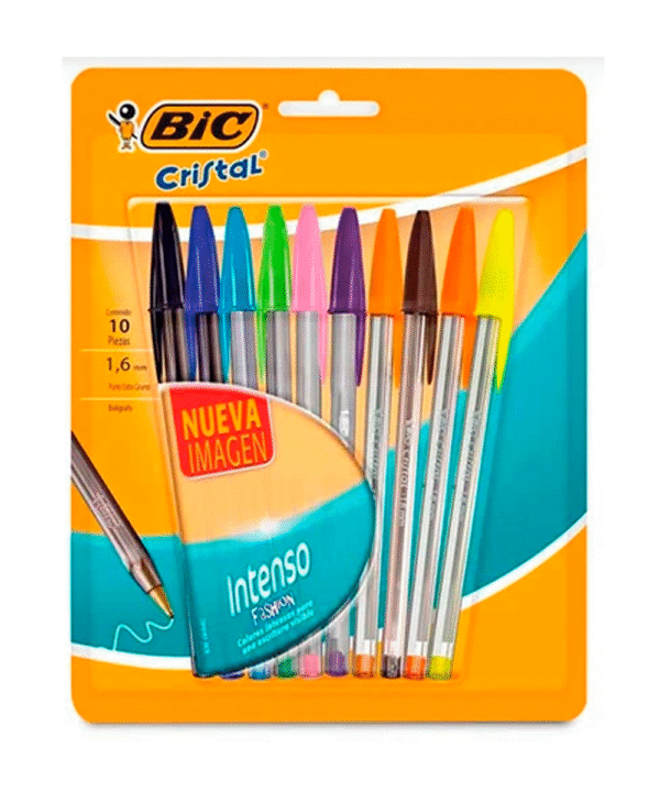 Boligrafo Surtido Bic Punto Extra Grueso