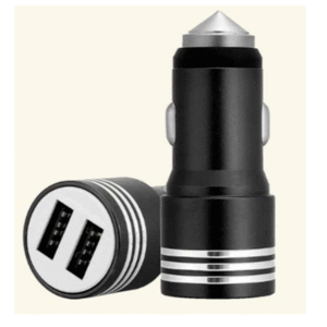 Cargador auto 2 USB 2,4A metal