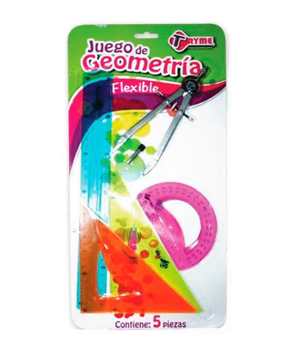 Juego de Geometria Flexible Tryme
