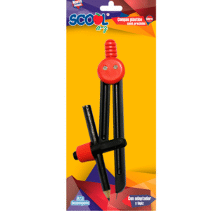 Compas Scool Plastico C/lapiz
