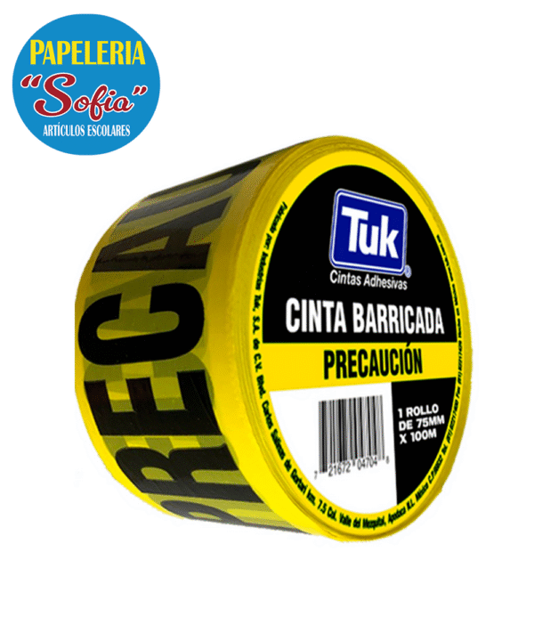 Cinta barricada Precaución amarilla